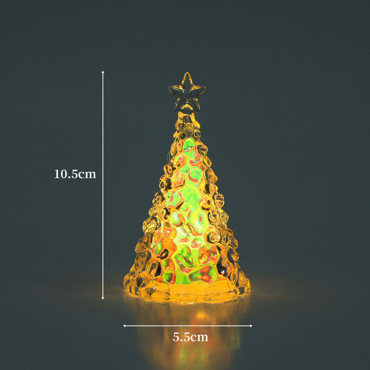 LED-Nachtlicht in Stern-Weihnachtsbaum-Form