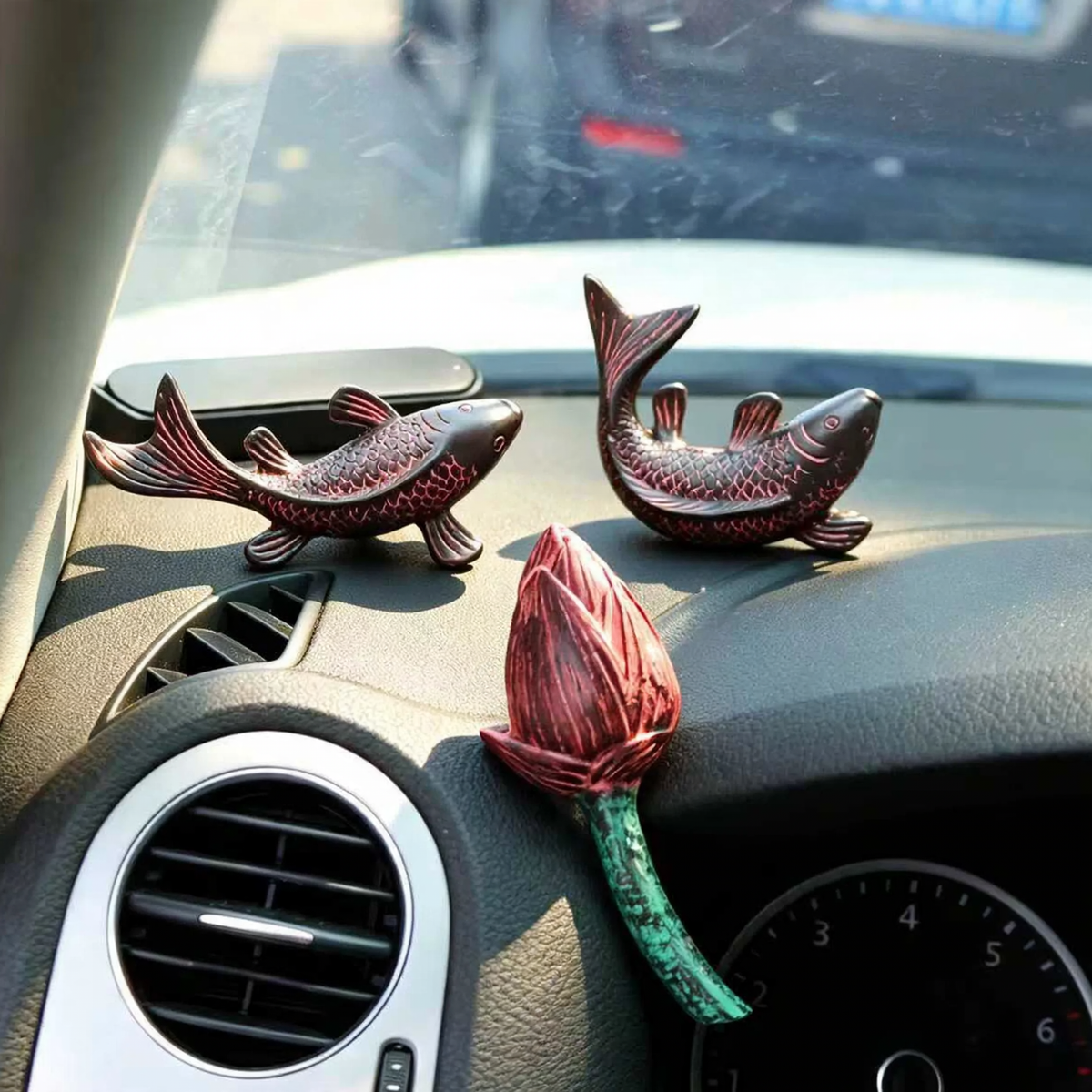Koi-Dufthänger für Autolüftung, chinesisches Design
