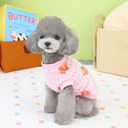 Fleece-Weste für Hunde mit nordischem Muster