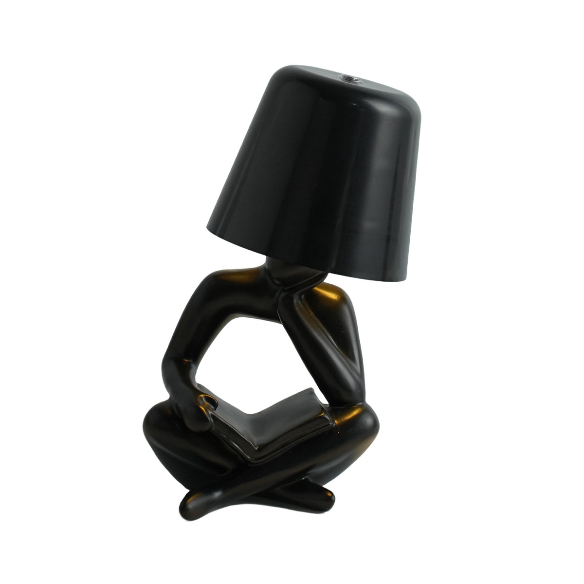 Abstrakte Lesefigur Tischlampe