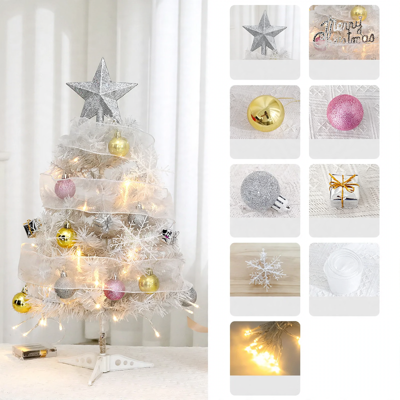 Künstlicher Weihnachtsbaum mit LED, 45 oder 60 cm