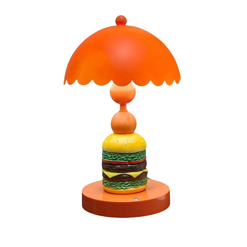 Hamburger-Tischlampe mit Dekofunktion
