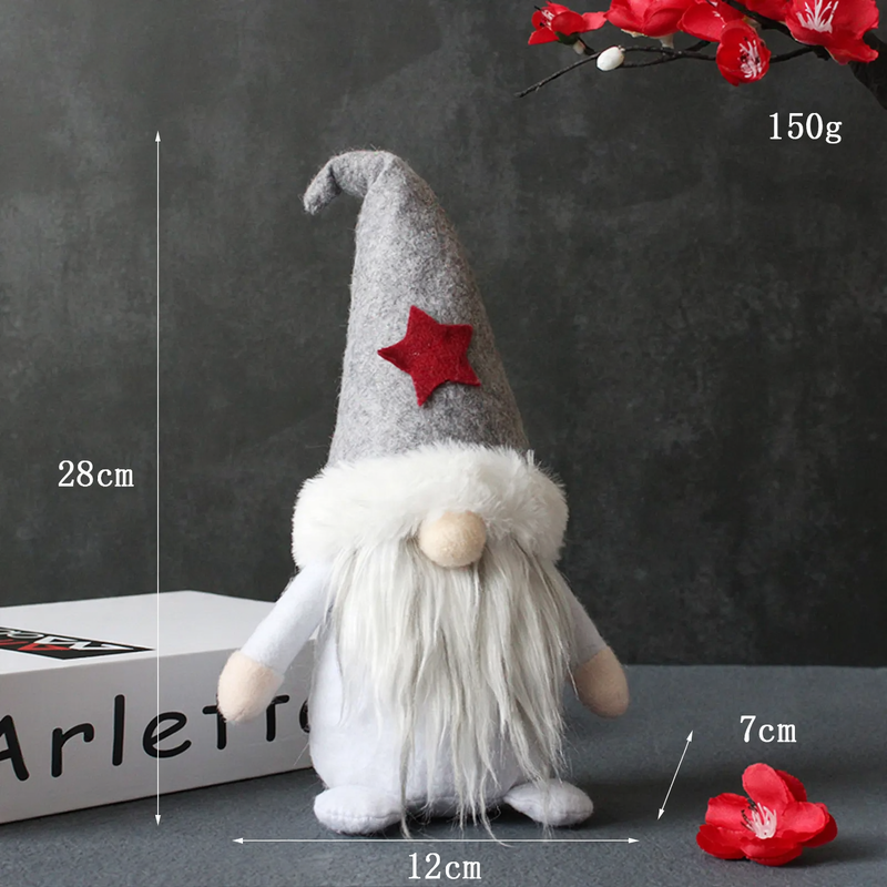 Weihnachtliche Wichtelfigur mit Mütze