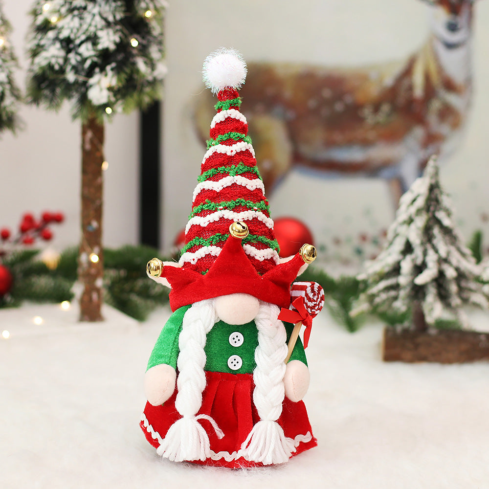 Weihnachts-Wichtel Paar Dekofiguren