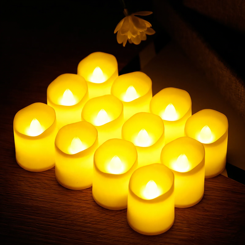 LED-Wellenkerze, elektronisch, PVC