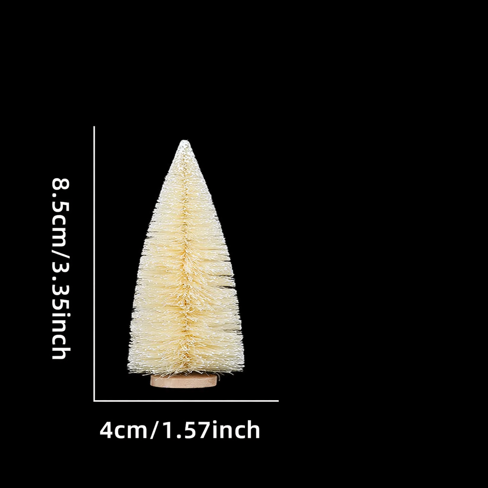 Miniatur-Weihnachtsbaum als Tischdekoration