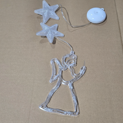 LED-Fensterdekorationsleuchte mit Saugnapf