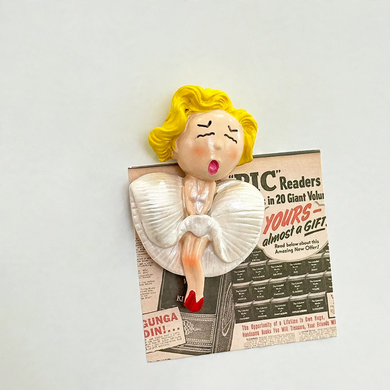3D-Kunstharz-Kühlschrankmagnete, europäischer Stil