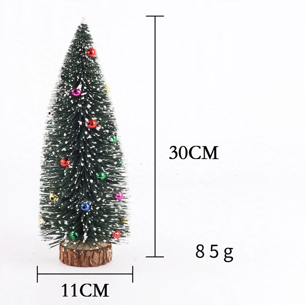 Mini-Weihnachtsbaum mit Schnee-Optik