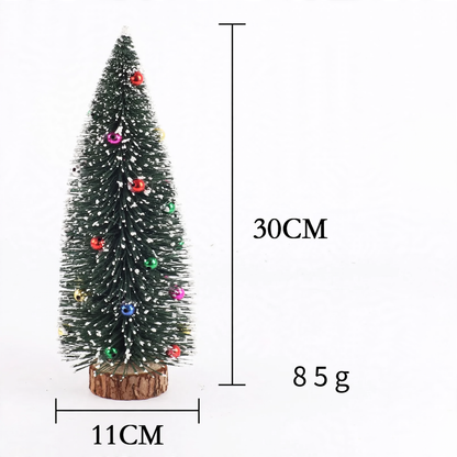 Mini-Weihnachtsbaum mit Schnee-Optik
