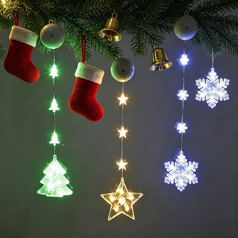 LED-Weihnachts-Sauglicht für Fenster