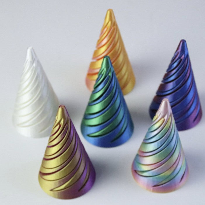 3D-gedrucktes Spiral-Pyramiden-Spielzeug