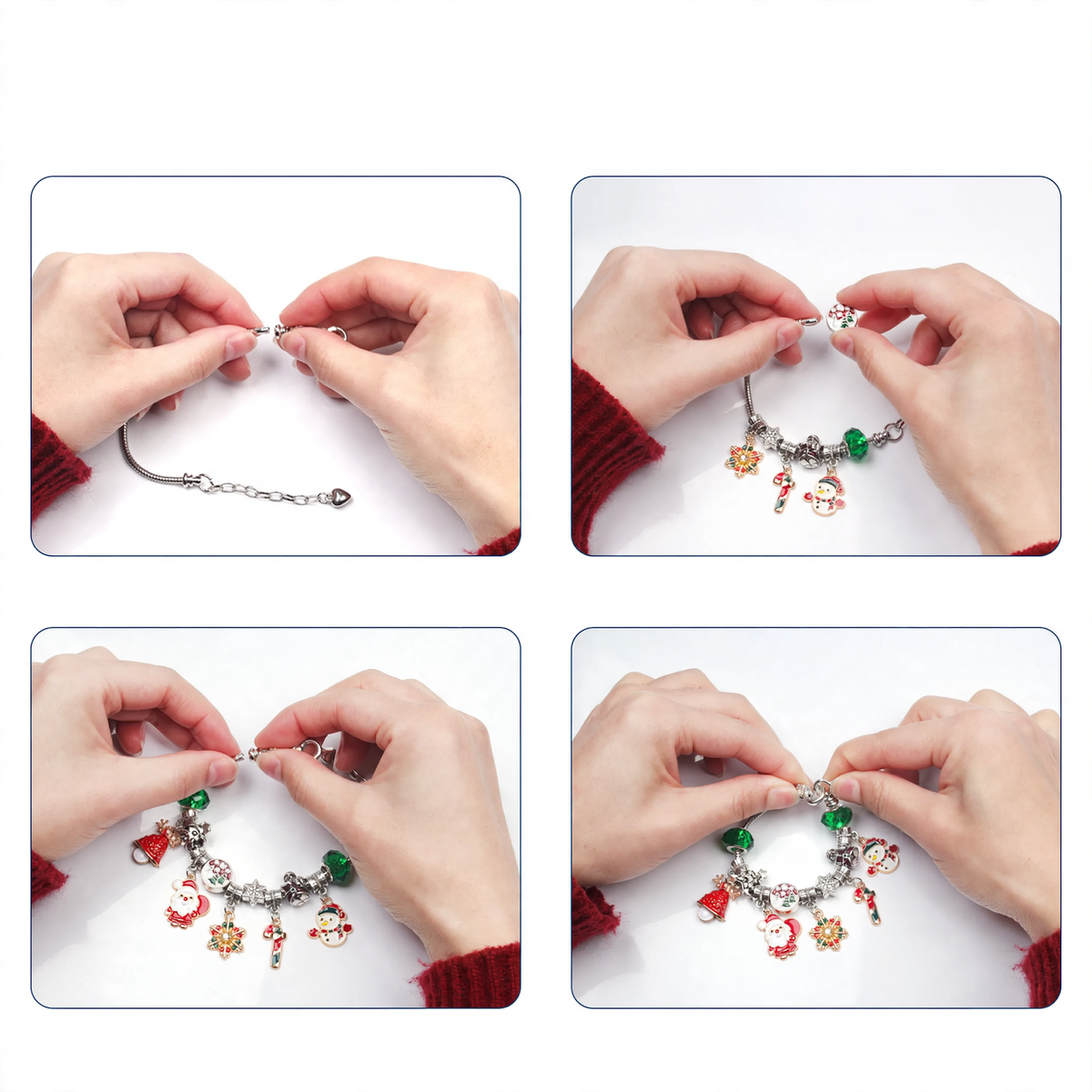 DIY-Adventskalender mit Armband-Set für Kinder