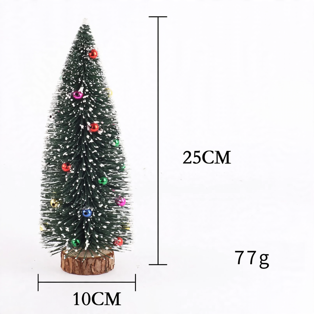 Mini-Weihnachtsbaum aus Kiefernnadeln, beschneit, 10-40cm