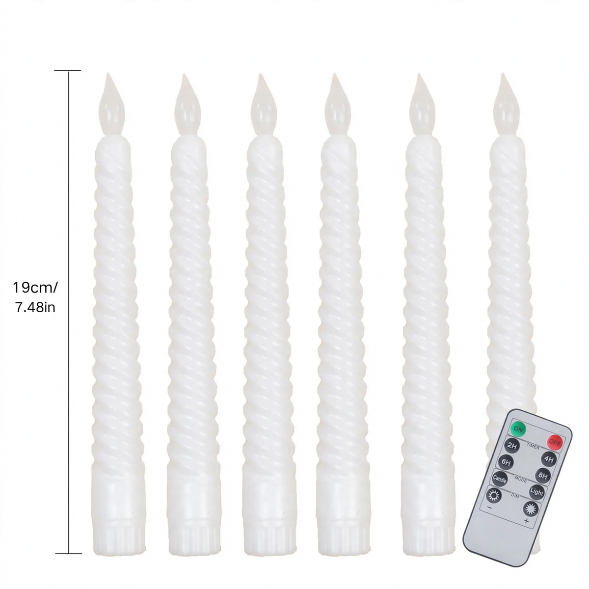 LED-Stabkerze mit Flammeneffekt