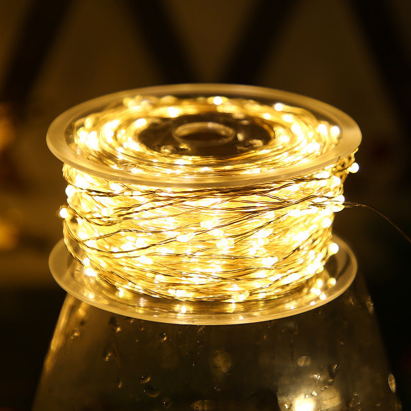 LED-Kupferdraht-Lichterkette, fernbedienbar, für Außenbereich