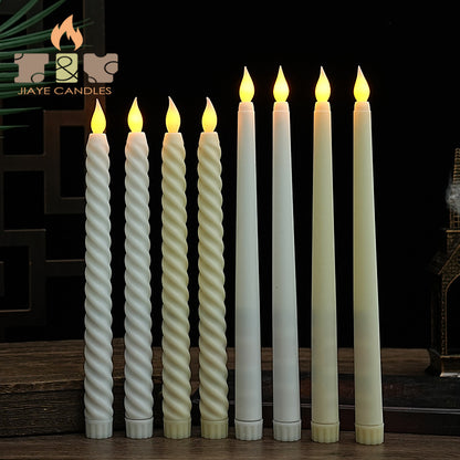 LED-Stabkerzen in Spiralform