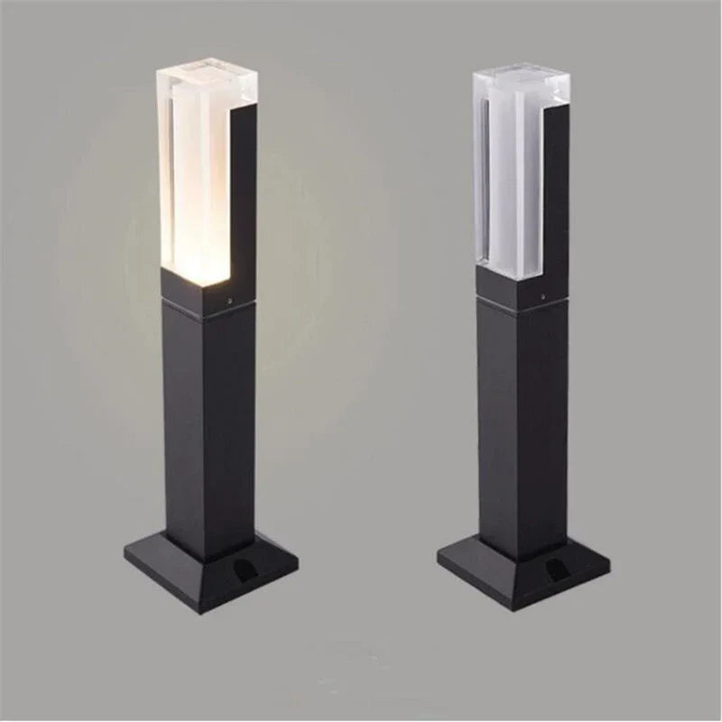 Moderne Gartenlampe aus Aluminium - Wetterfeste LED Außenbeleuchtung | Brehn