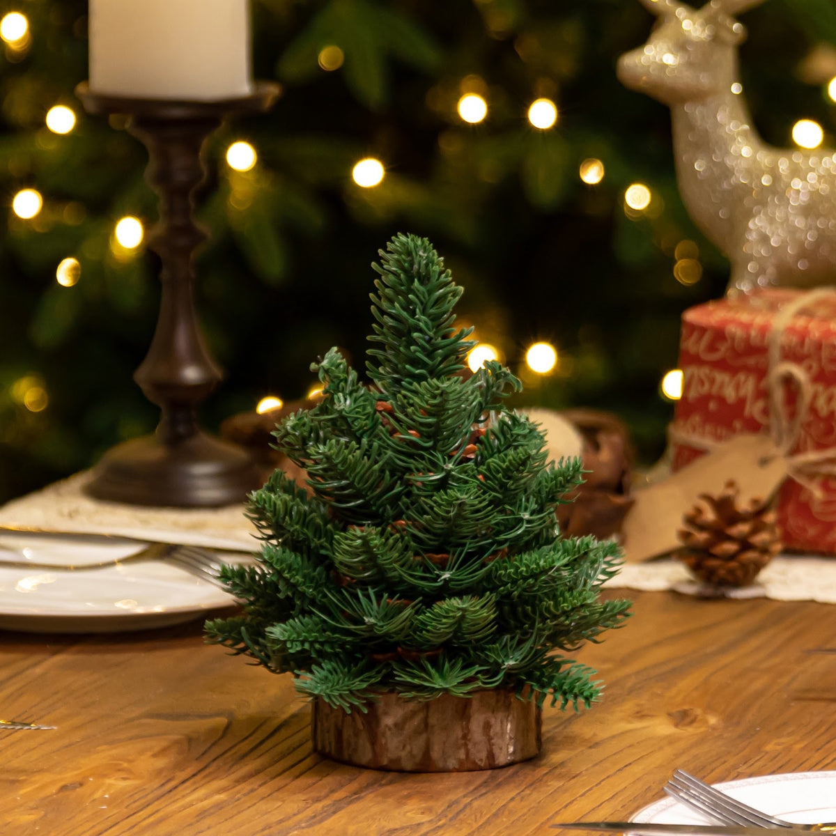 Mini-Weihnachtsbaum aus PE, 20/25 cm