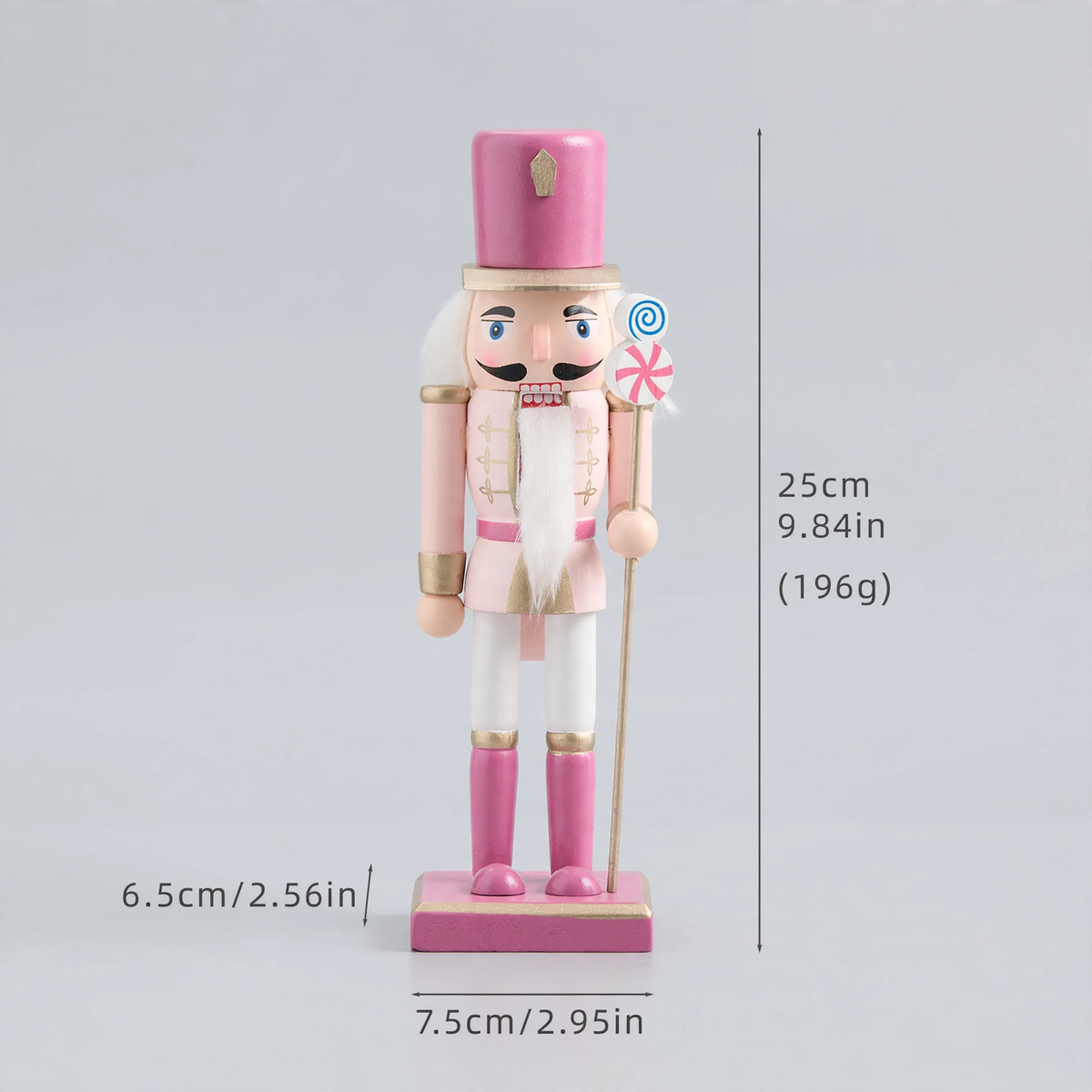 Dekorativer Nussknacker-Soldat, 30 cm oder 38 cm