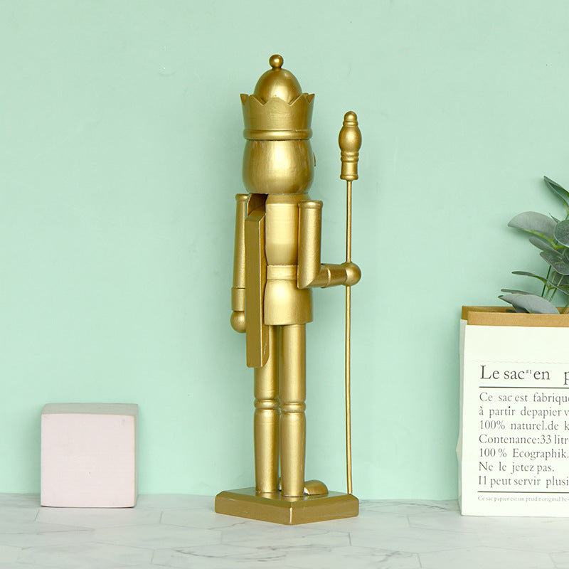 Nussknacker-König in Gold, 38 cm
