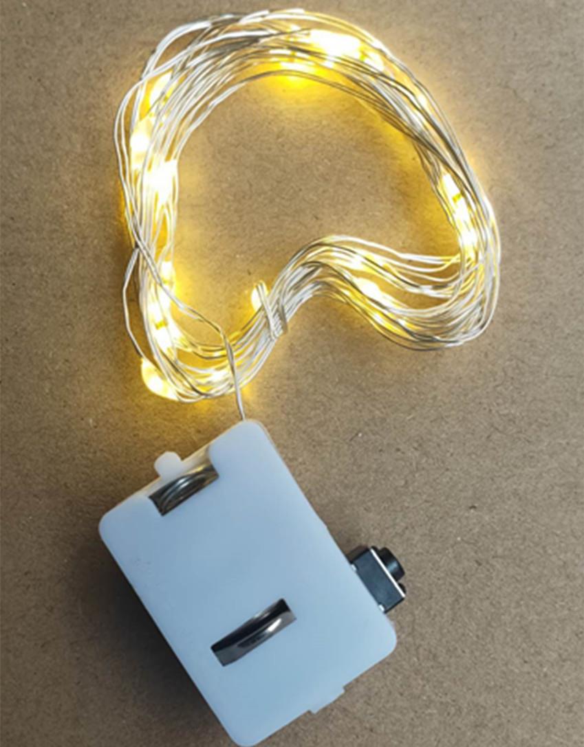 LED-Kupferdraht-Lichterkette, batteriebetrieben