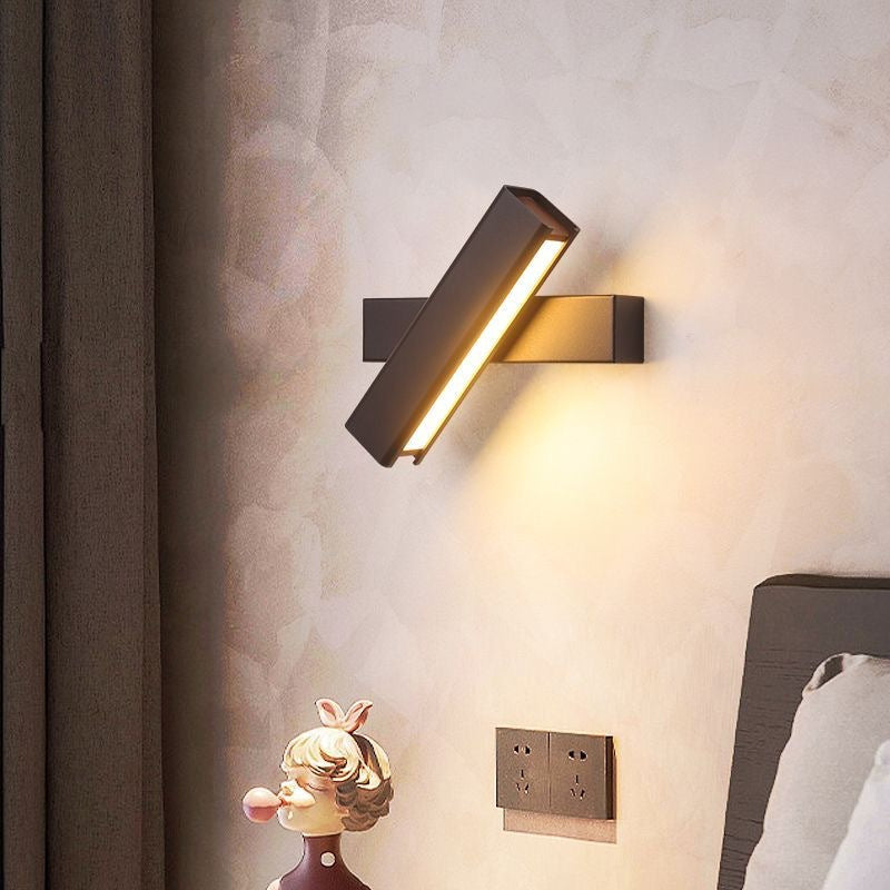 Moderne LED-Wandleuchte, schwenkbar