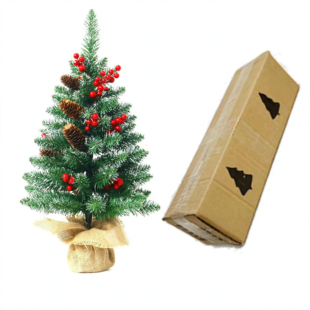 Mini-Weihnachtsbaum mit Tannenzapfen, 45/60 cm