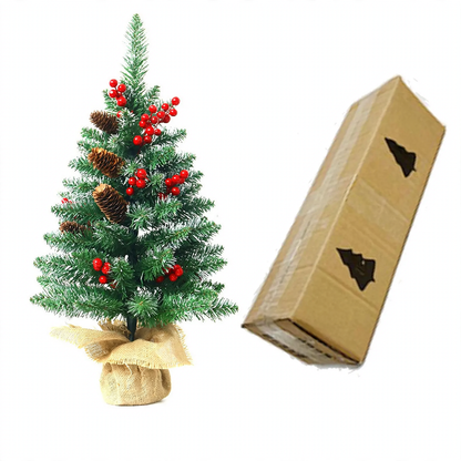 Mini-Weihnachtsbaum mit Tannenzapfen, 45/60 cm