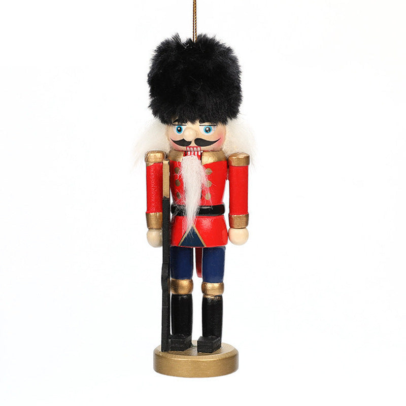 Nussknacker-Anhänger aus Holz, 13 cm