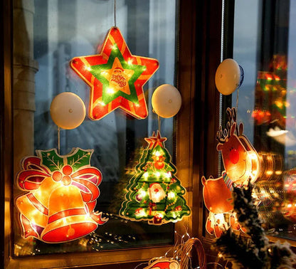 LED-Weihnachts-Sauglicht für Fensterdekoration