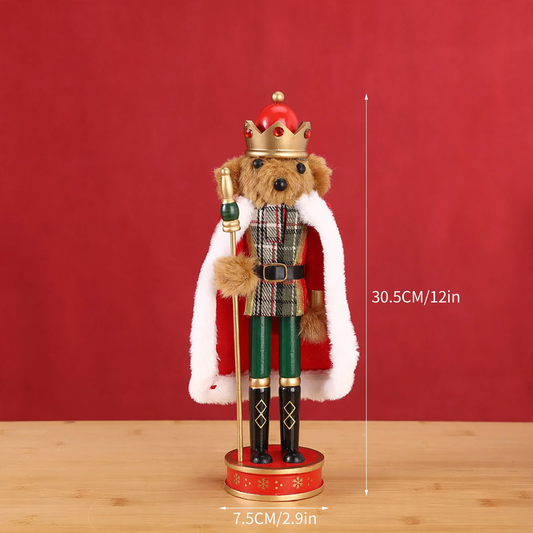 Nussknacker-Soldat aus Holz, 25 cm, für weihnachtliche Dekoration