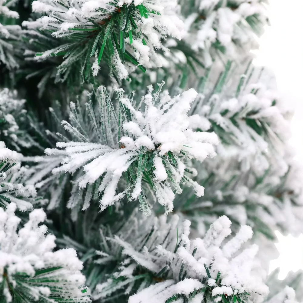 Künstlicher Mini-Weihnachtsbaum mit Schnee-Effekt