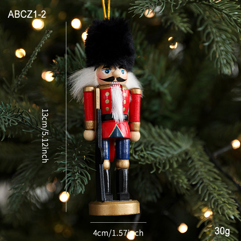 Nussknacker-Anhänger aus Holz, 13 cm