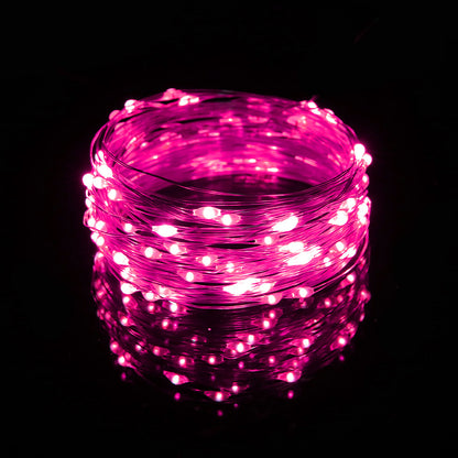 LED-Sternen-Lichterkette, Kupferdraht
