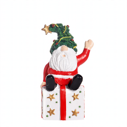 Dekorative Wichtelfigur aus Kunstharz