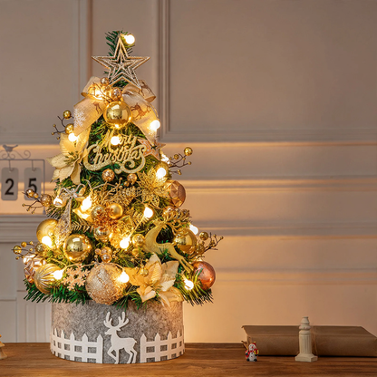 Mini-Weihnachtsbaum-Set, 60 cm, PVC, Tischdekoration