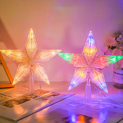 LED-Weihnachtsbaumspitze in Sternform