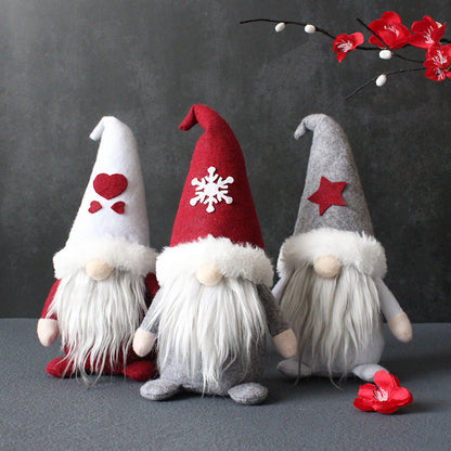 Weihnachtliche Wichtelfigur mit Mütze