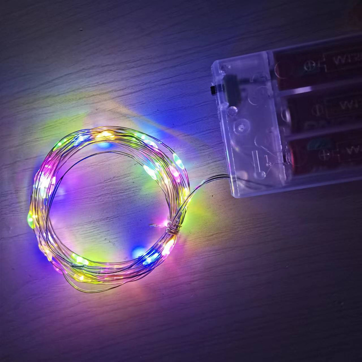 LED-Lichterkette mit Batteriebox