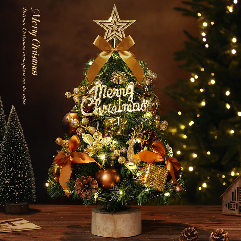 Mini-Weihnachtsbaum-Set für den Tisch