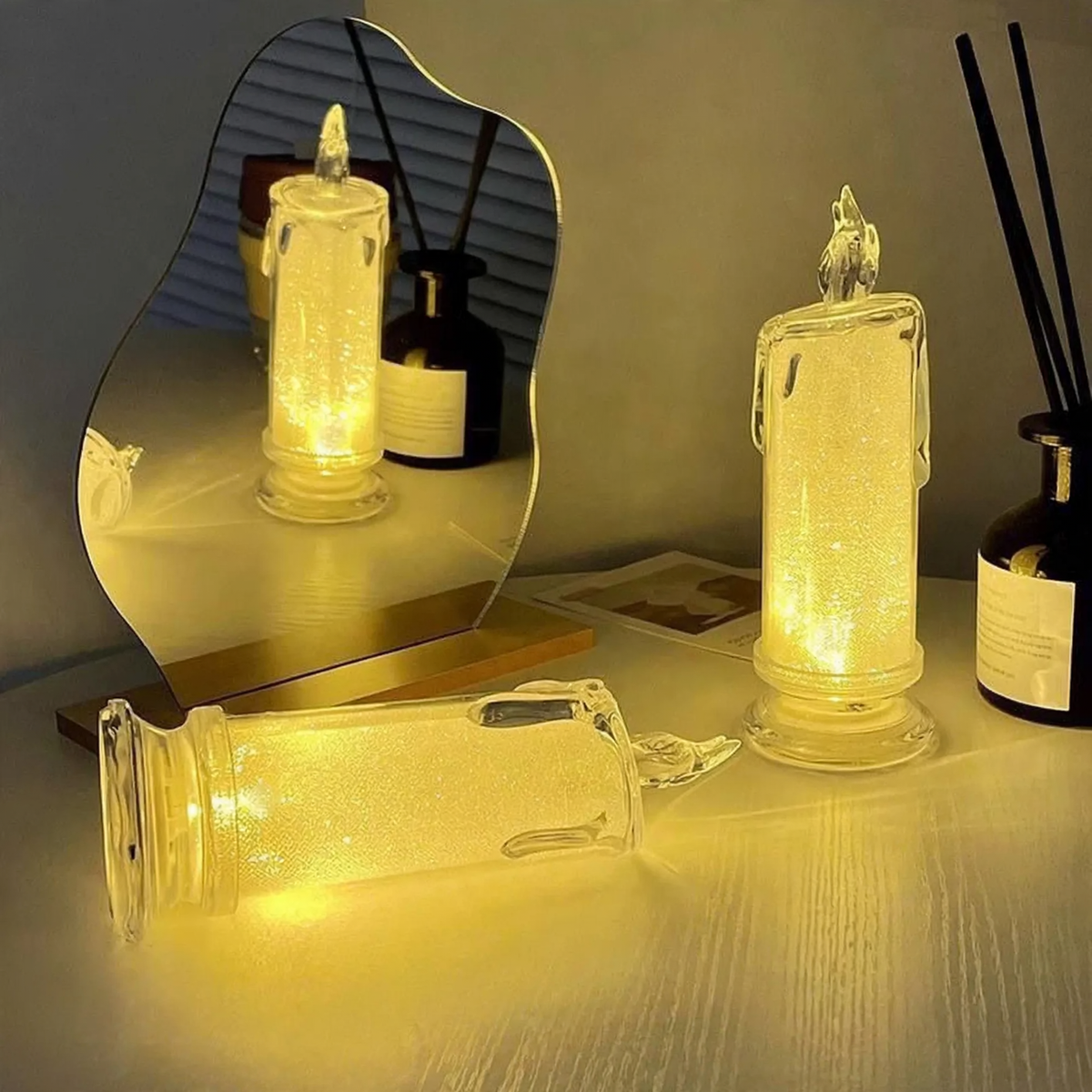 LED-Acryl-Kerzenlicht für stimmungsvolle Dekoration