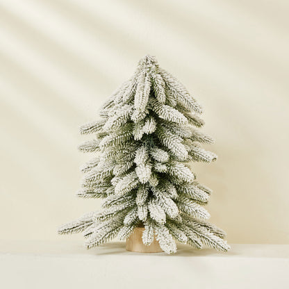 Miniatur-Weihnachtsbaum mit Kunstschnee, 40 cm