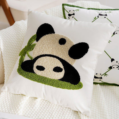 Kinderkissen Panda, 45×45 cm, Baumwolle