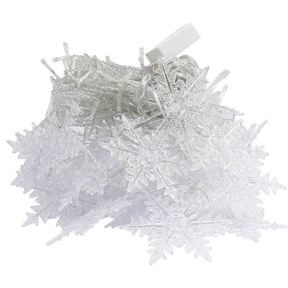 LED-Schneeflocken-Vorhang-Lichterkette