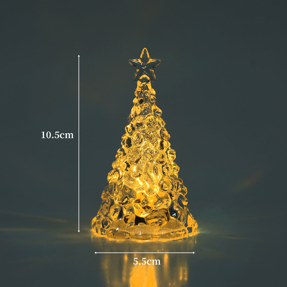 LED-Nachtlicht in Stern-Weihnachtsbaum-Form