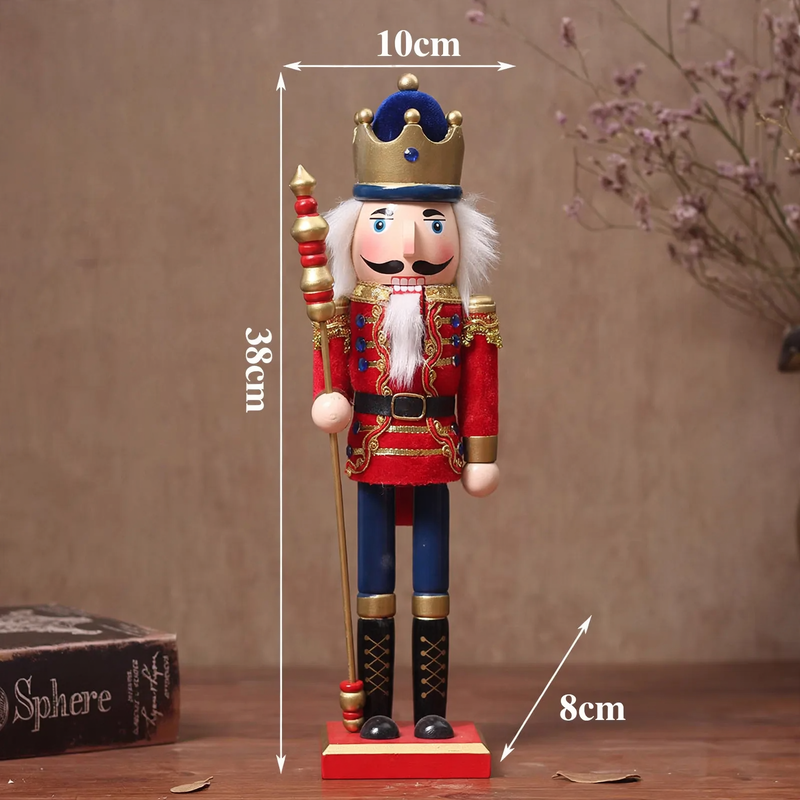 Nussknacker-Soldat, 38 cm, Holz, modern