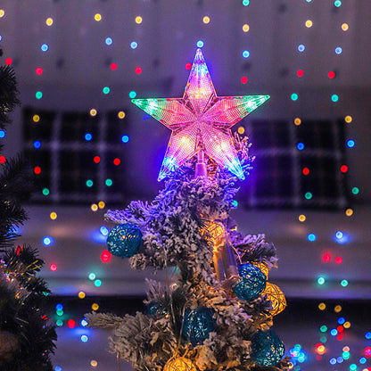 LED-Weihnachtsbaumspitze in Sternform