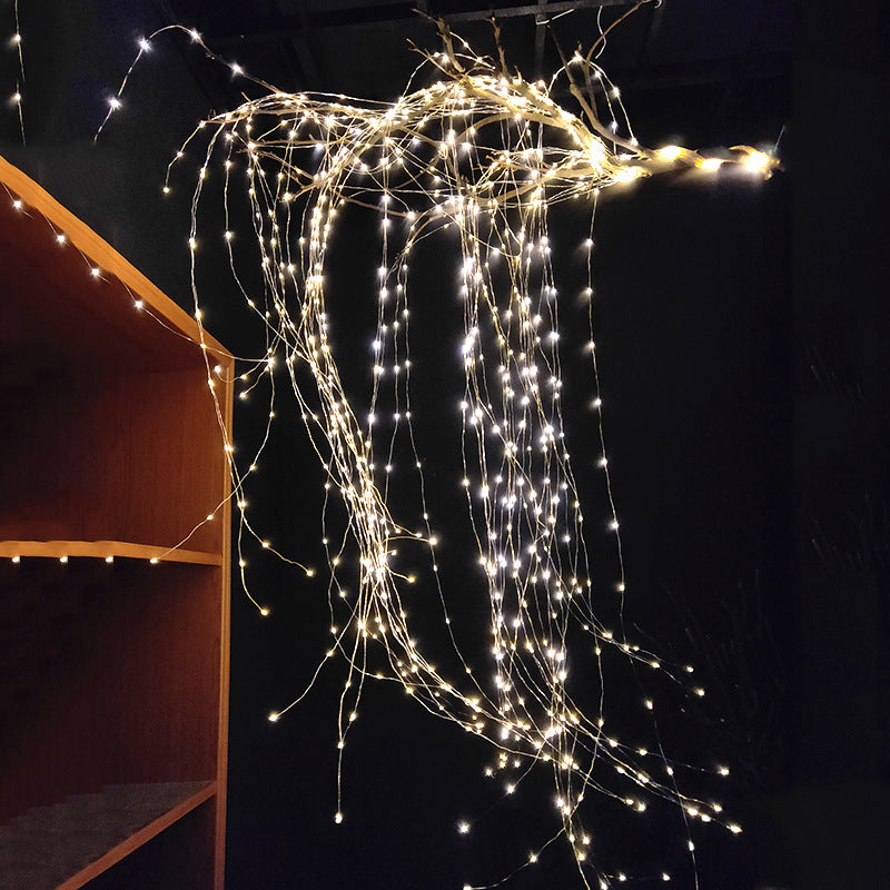 LED-Wasserfall-Lichterkette für Dekorationen