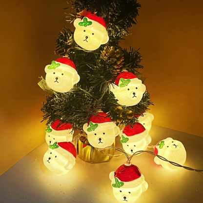 LED-Weihnachts-Lichterkette mit Fernbedienung